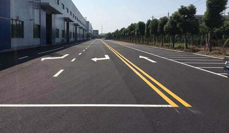 合肥厂区道路划线，一场科技与手艺的展现