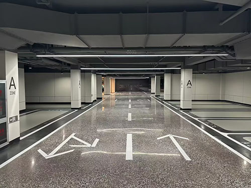 小区车位划线项目案例